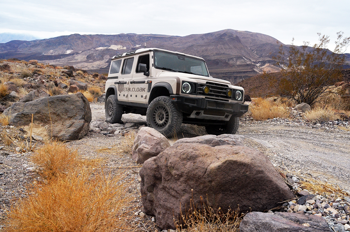 The Grenadier Experiences all sorts of terrain from mild rocks to big boulders and everything in between.