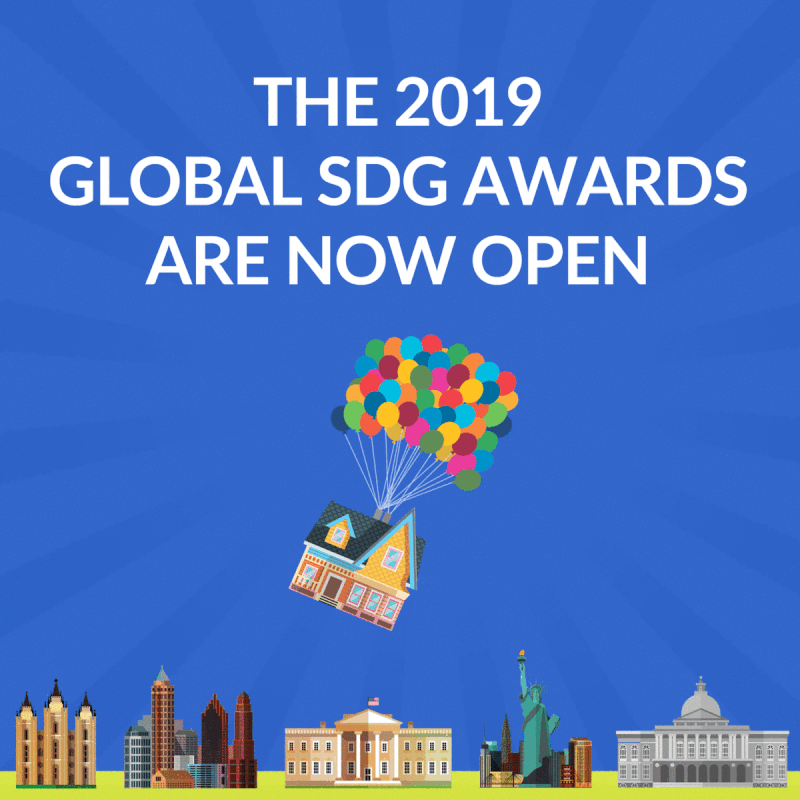 2019 Global SDG Awards Now Open - 800 x 800