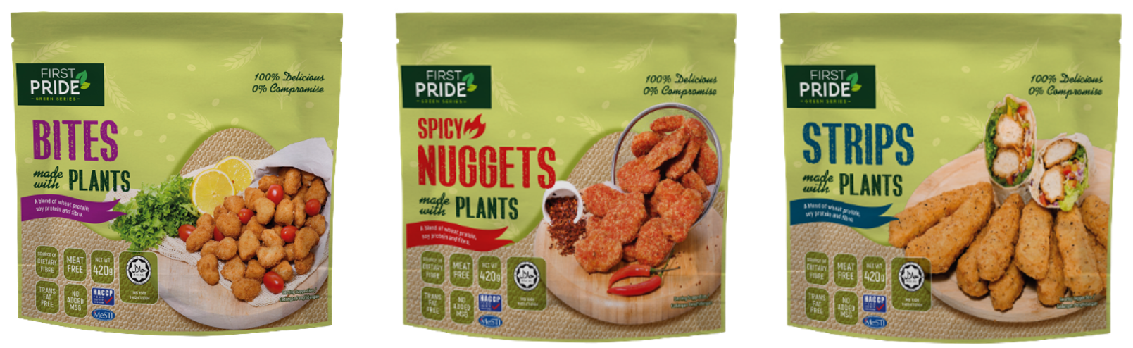Enjoy all the goodness and power of plant protein with absolutely no compromise on flavor. Each product is pre-fried, cooked, and frozen for convenience.