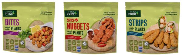First Pride™ Bites, Nuggets and Strips made with plants