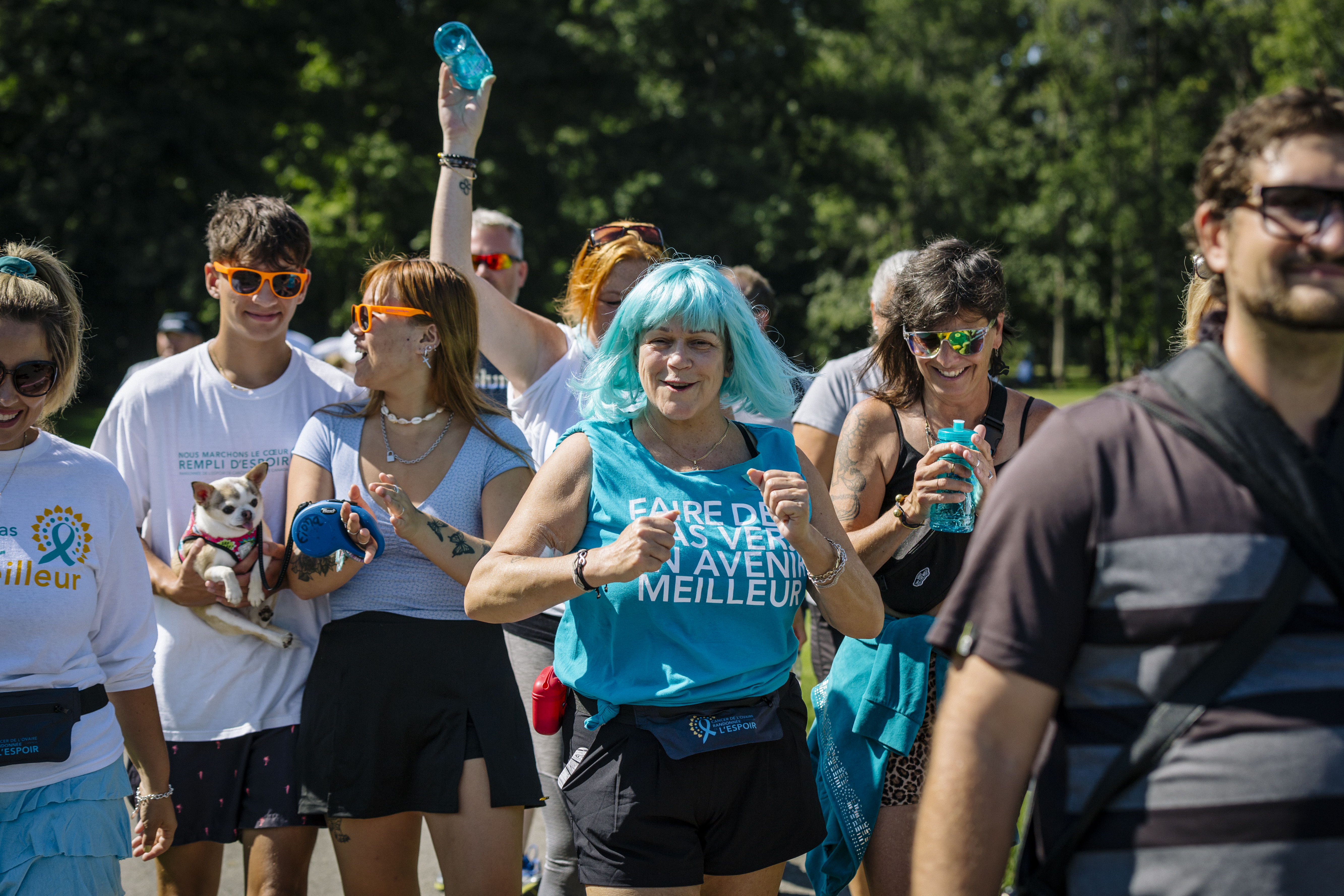 Participants à la Randonnée de l’espoir de Cancer de l’ovaire Canada