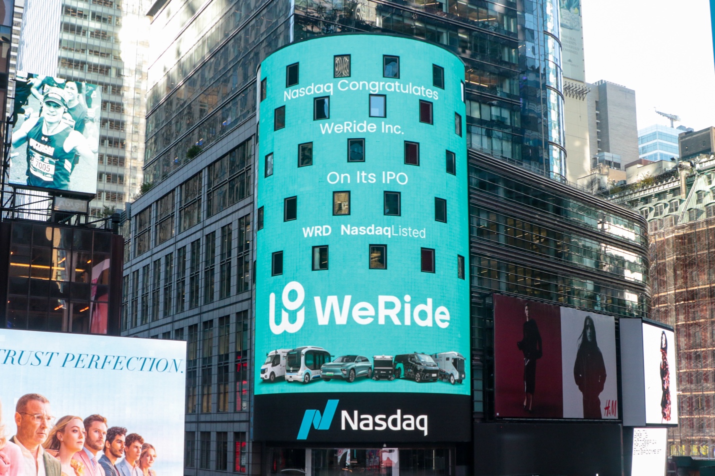 WeRide Officially Listed on Nasdaq