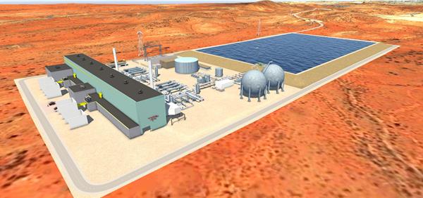 Artist Rendering of Silver City Energy Storage Centre