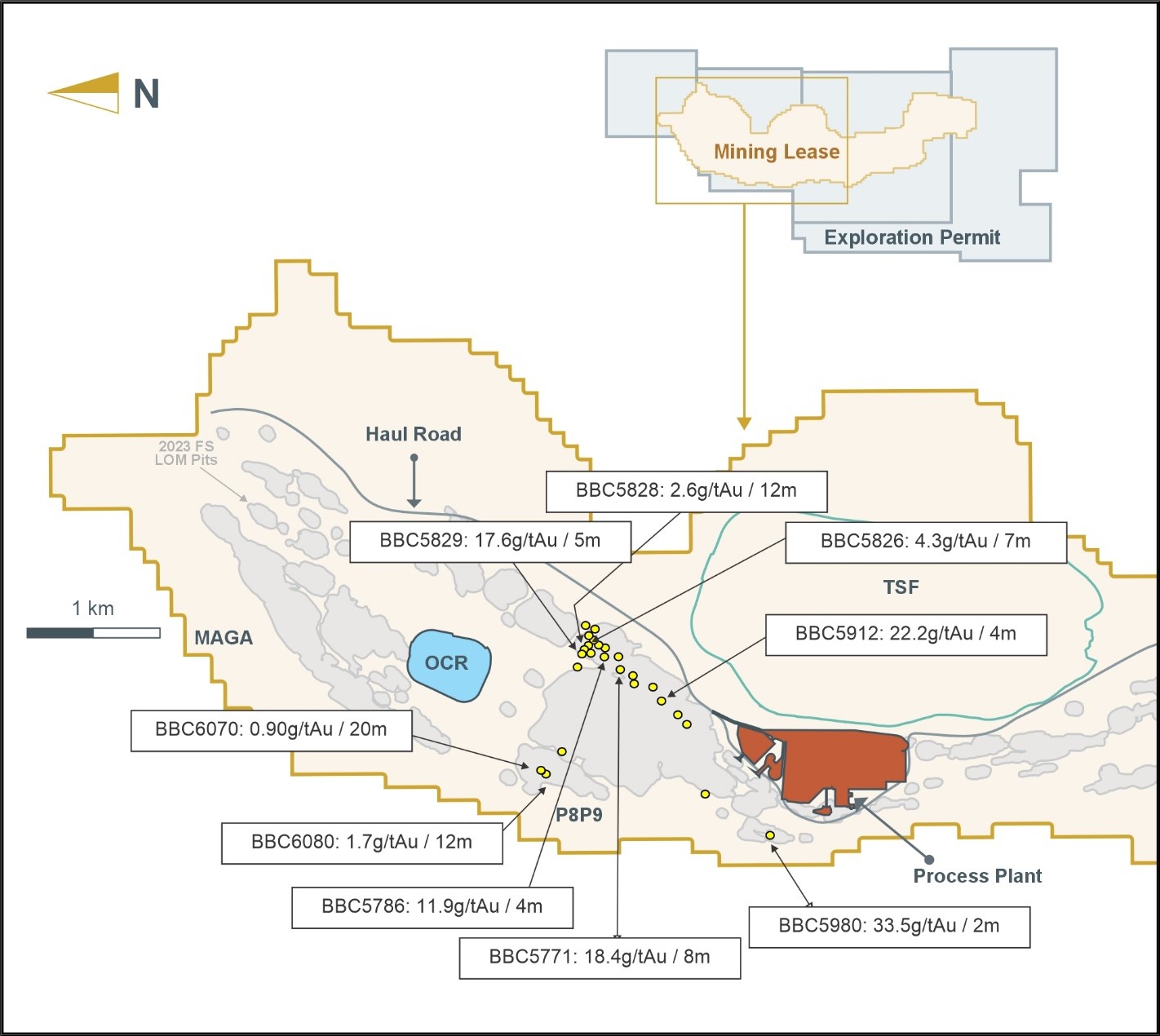 Figure 1: Bomboré Plan Map