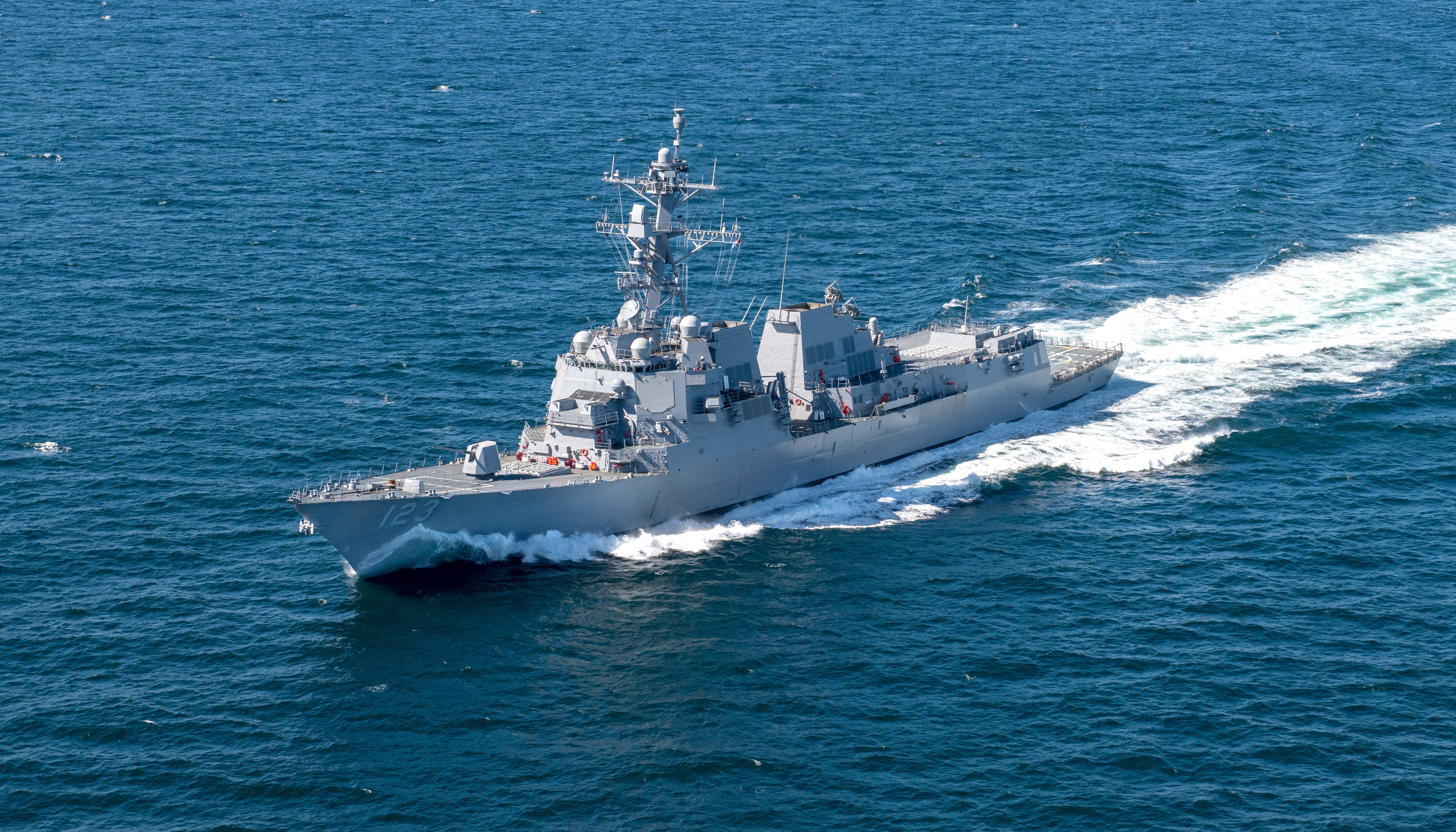 Ingalls Shipbuilding Successfully Completes Acceptance Trials for Lenah Sutcliffe Higbee (DDG 123)