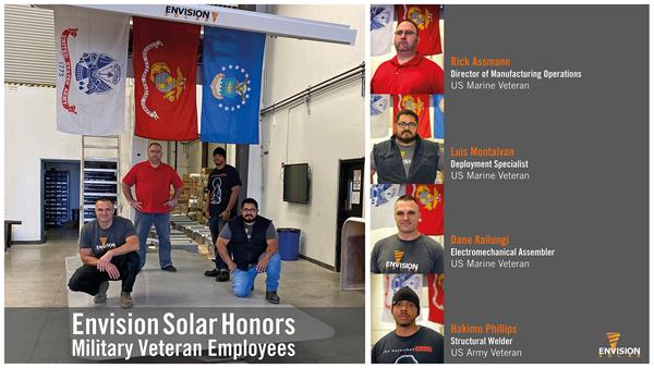 Envision Solar Veterans Memorial Day May 2020