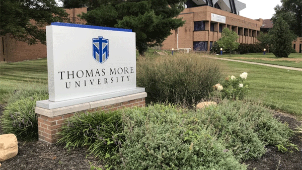 Founded in 1921, Thomas More University is private Catholic institution located in Crestview Hills, Kentucky.  As an ever-growing liberal arts institution, the University hosts more than 2,000 students annually, with a 14:1 student-teacher ratio, and forty-two undergraduate academic majors and three graduate programs.  #ThomasMore #ThomasMore100 #SaintsServe