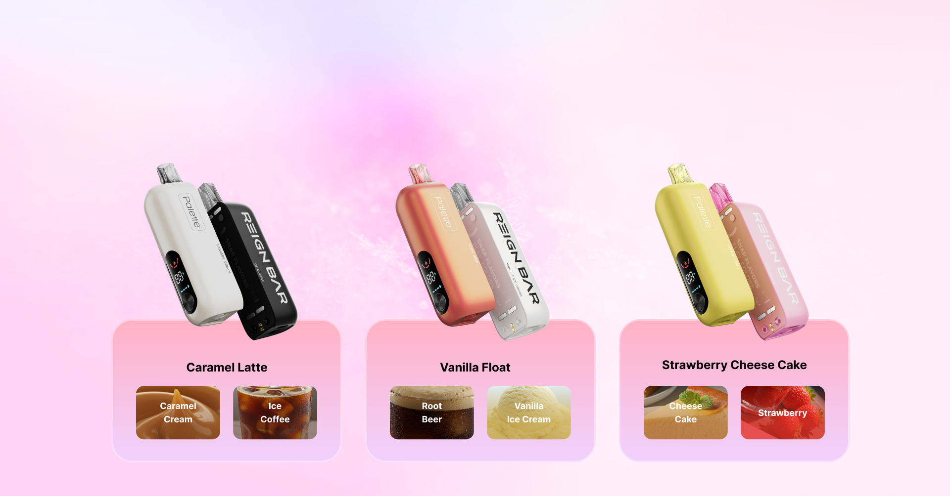 REIGN BAR Debuts the First Magnetic Flavor-Mixing Vape Palette 50K