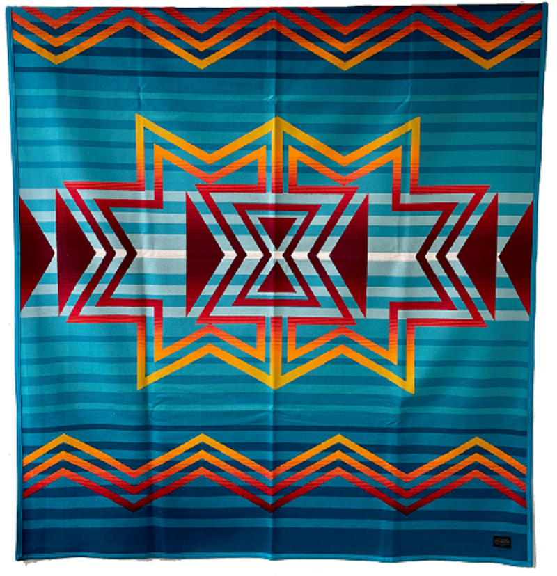 Many Nations blanket design.