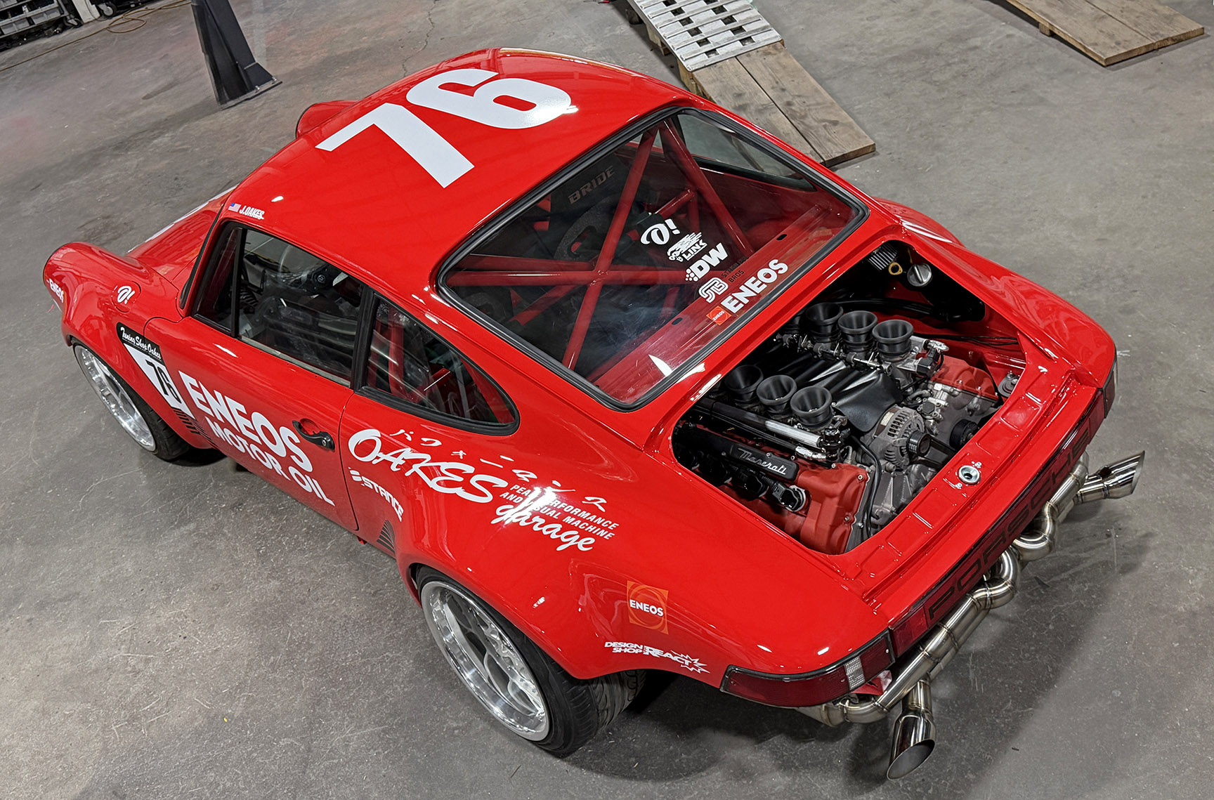 Porrari - Ferrari-eninged Porsche 911