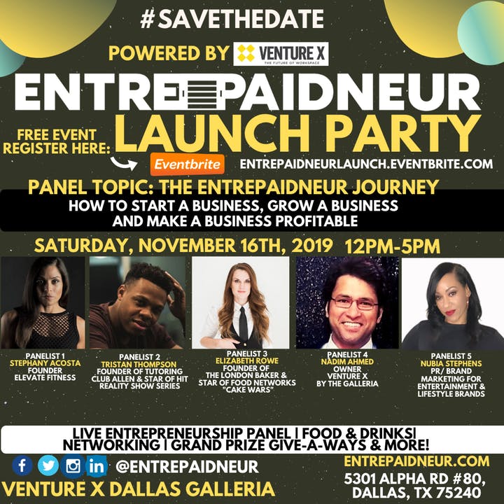 Venture X Dallas by Galleria Invites DFW Startups This Saturday, Nov 16, 2019