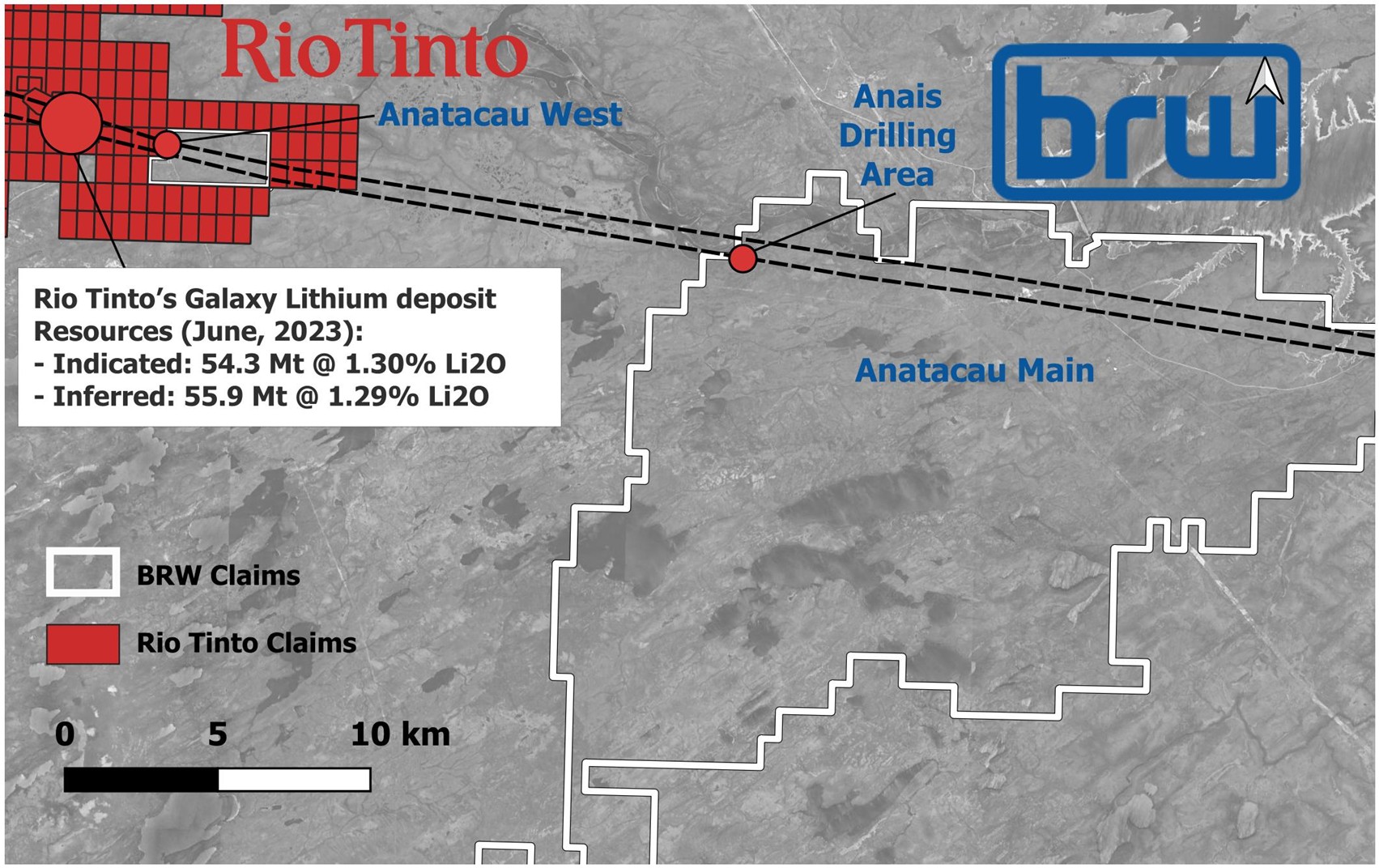 Brunswick Exploration Starts Maiden Drilling Program at Anatacau Main