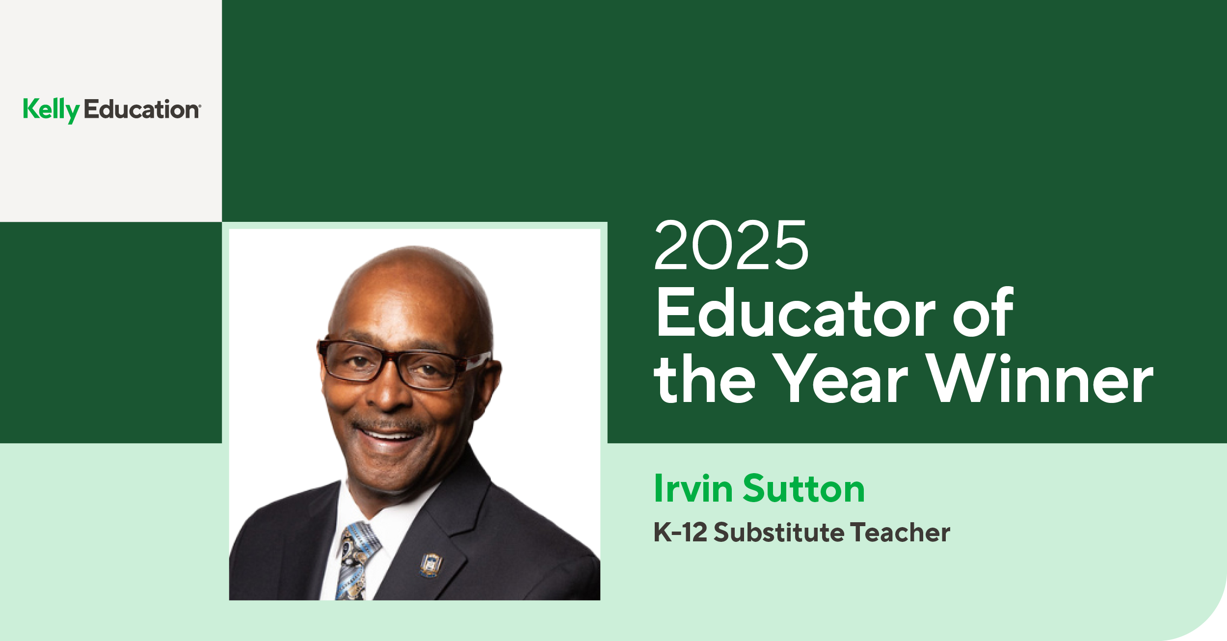 Irvin Sutton, K-12 Substitute Teacher