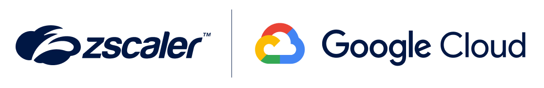 Zscaler and Google Cloud Logos