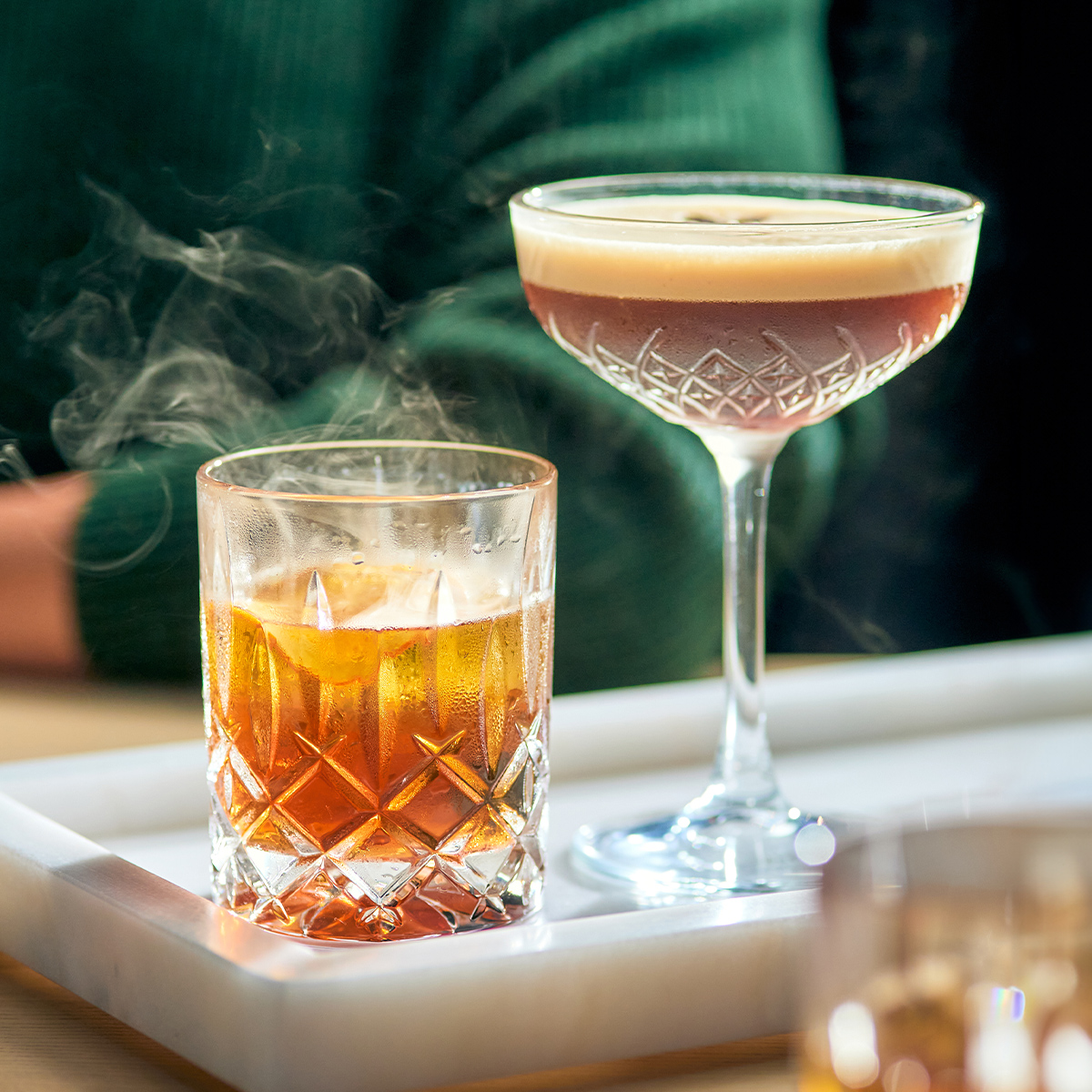 Moxies South Edmonton Common - Old Fashioned & Espresso Martini