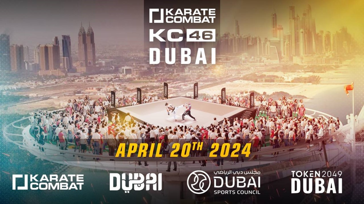 Karate Combat 46 untuk meningkatkan kedudukan Dubai sebagai destinasi pelancongan sukan terkemuka