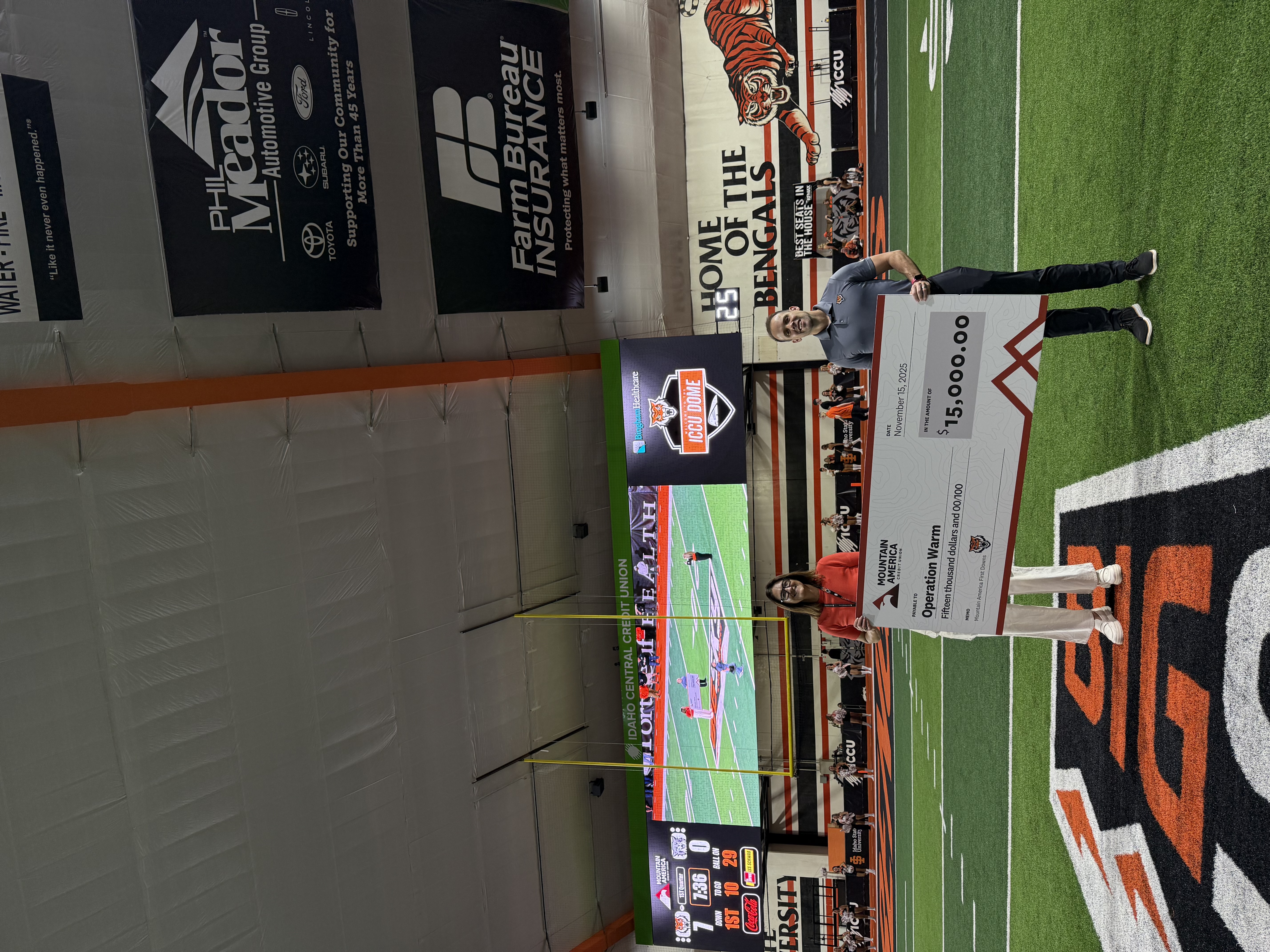 Mountain America Credit Union and ISU Turn First Downs into Warmth for Idaho Kids