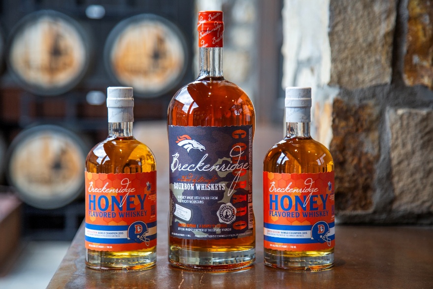 Breckenridge Broncos Honey Whiskey