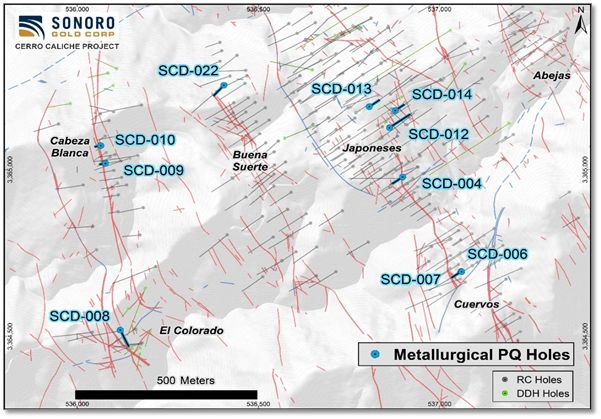 Figure 3. - Cerro Caliche Project Map