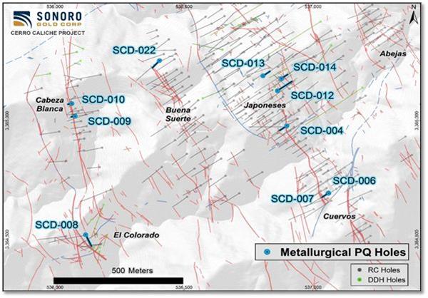 Figure 3. - Cerro Caliche Project Map