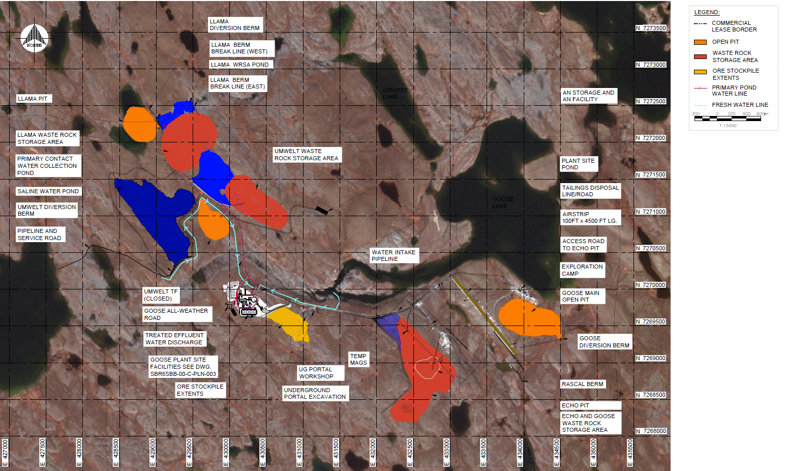 Figure 1: Goose Site Layout