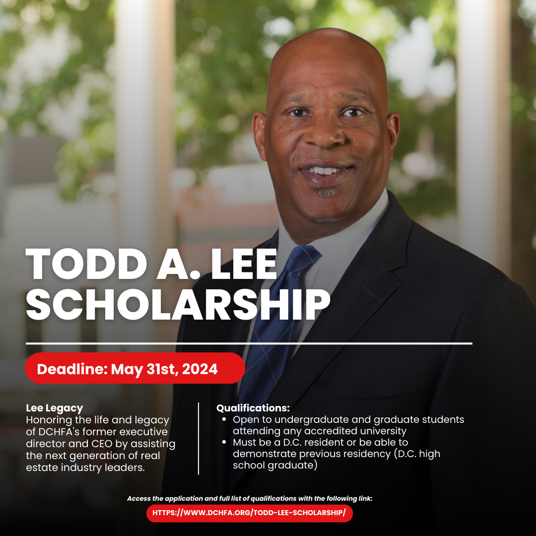 Todd A. Lee Scholarship 2024 graphic 