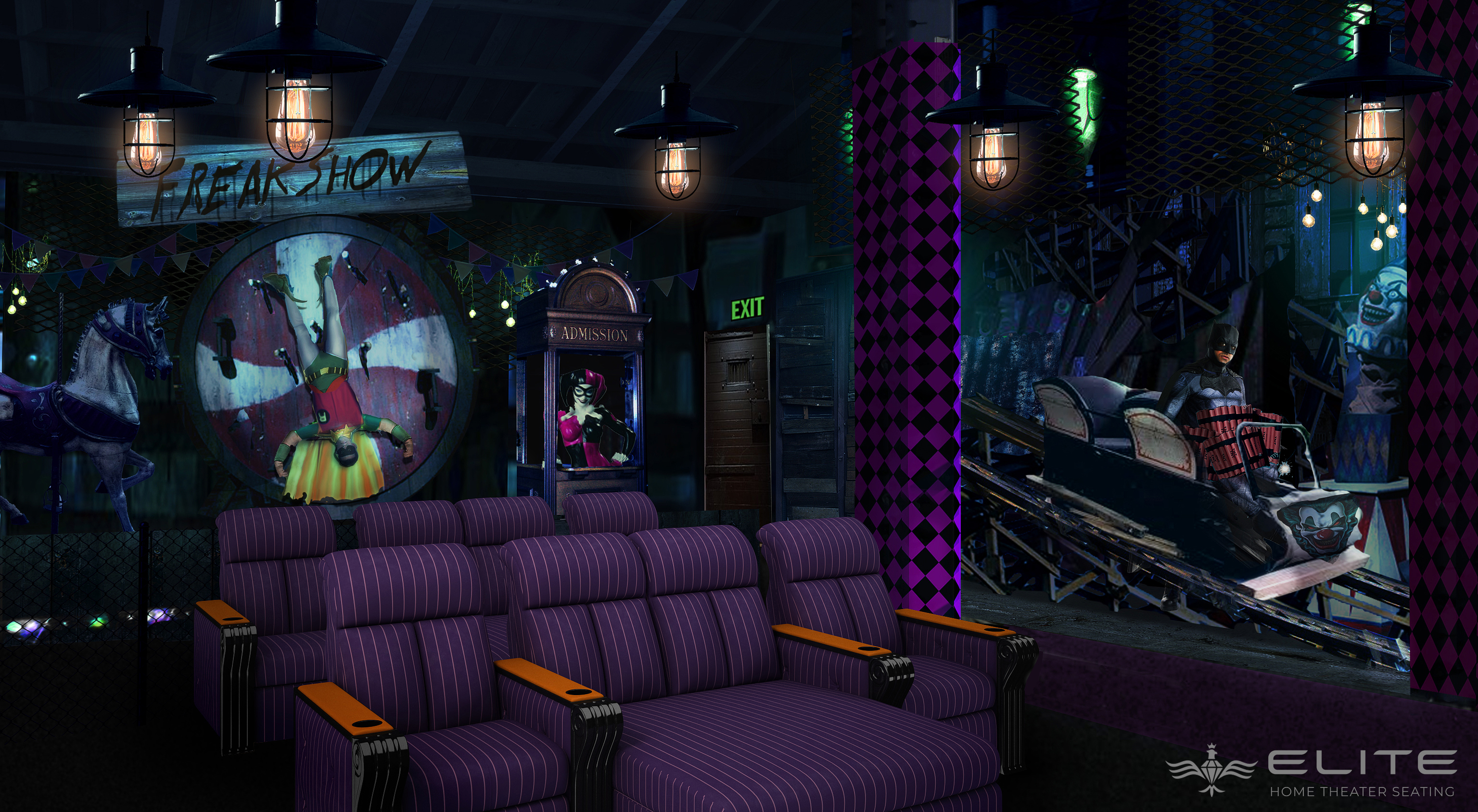 Elite HTS - Joker Themed Home Theater 