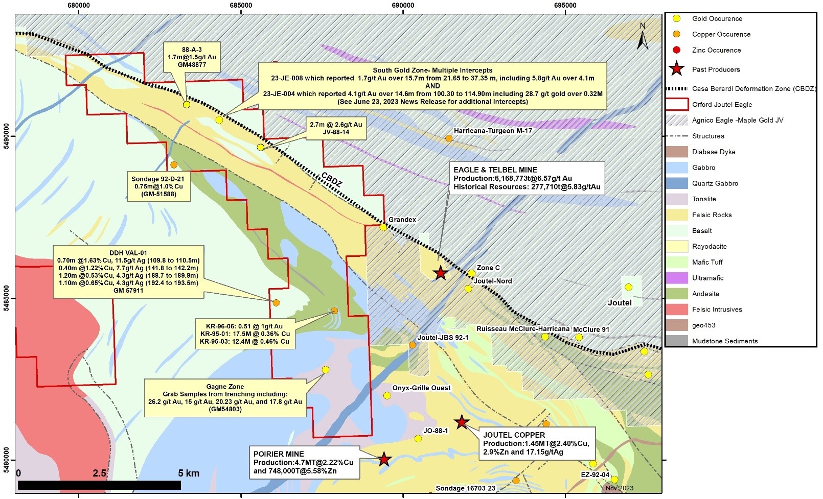 The Joutel Eagle Property (Option Agreement with Globex Mining)