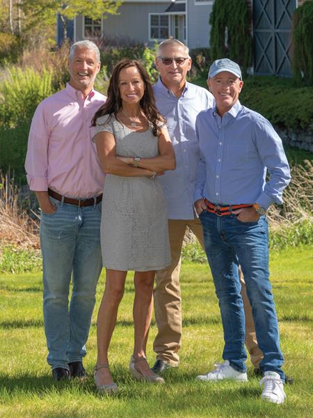 From left to right: CEO, John Stiker; Chief Sales and Marketing Officer, Natalie King; and Co-Founders, Jim Stott and Jonathan King