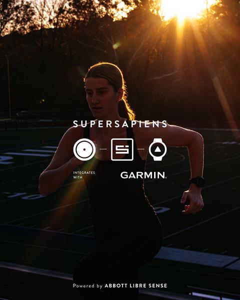 The Supersapiens training ecosystem empowers athletes to optimize fueling, maximize training, and increase performance gains. The integration will provide select users with a compatible Garmin smartwatch or Edge® cycling computer with real-time glucose visibility allowing them to go faster longer. 