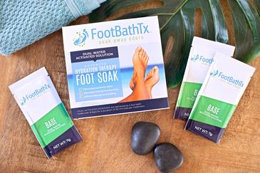 Soak Away Foot Odor at the Source with New FootBathTx Treatment
