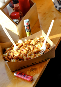 Poutine made with 1964 infused gravy