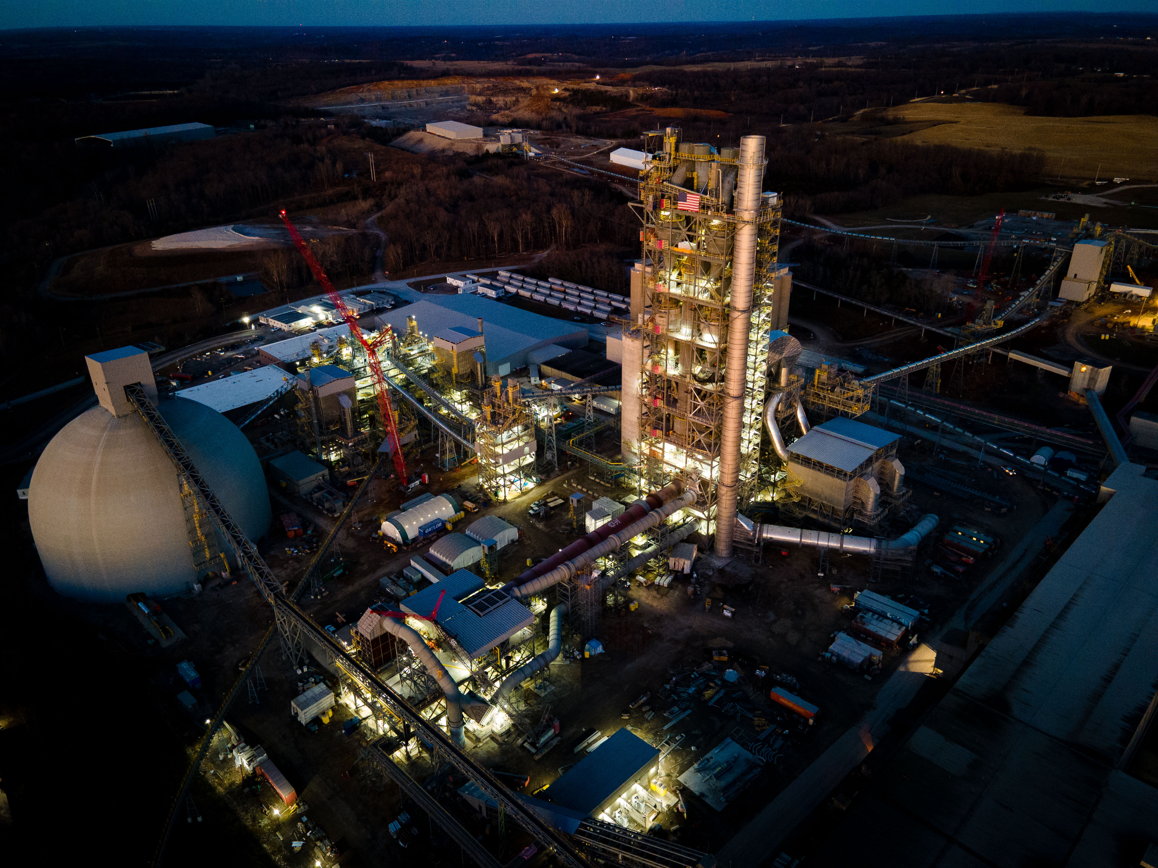 New Heidelberg Materials Cement Plant in Mitchell, Indiana