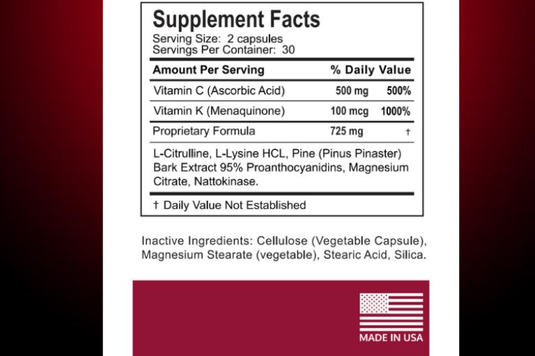 Boostaro - Supplement Facts