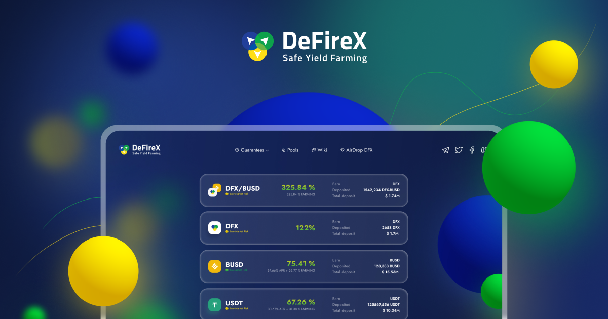 Defirex Announcing Financial Products On Binance Smart