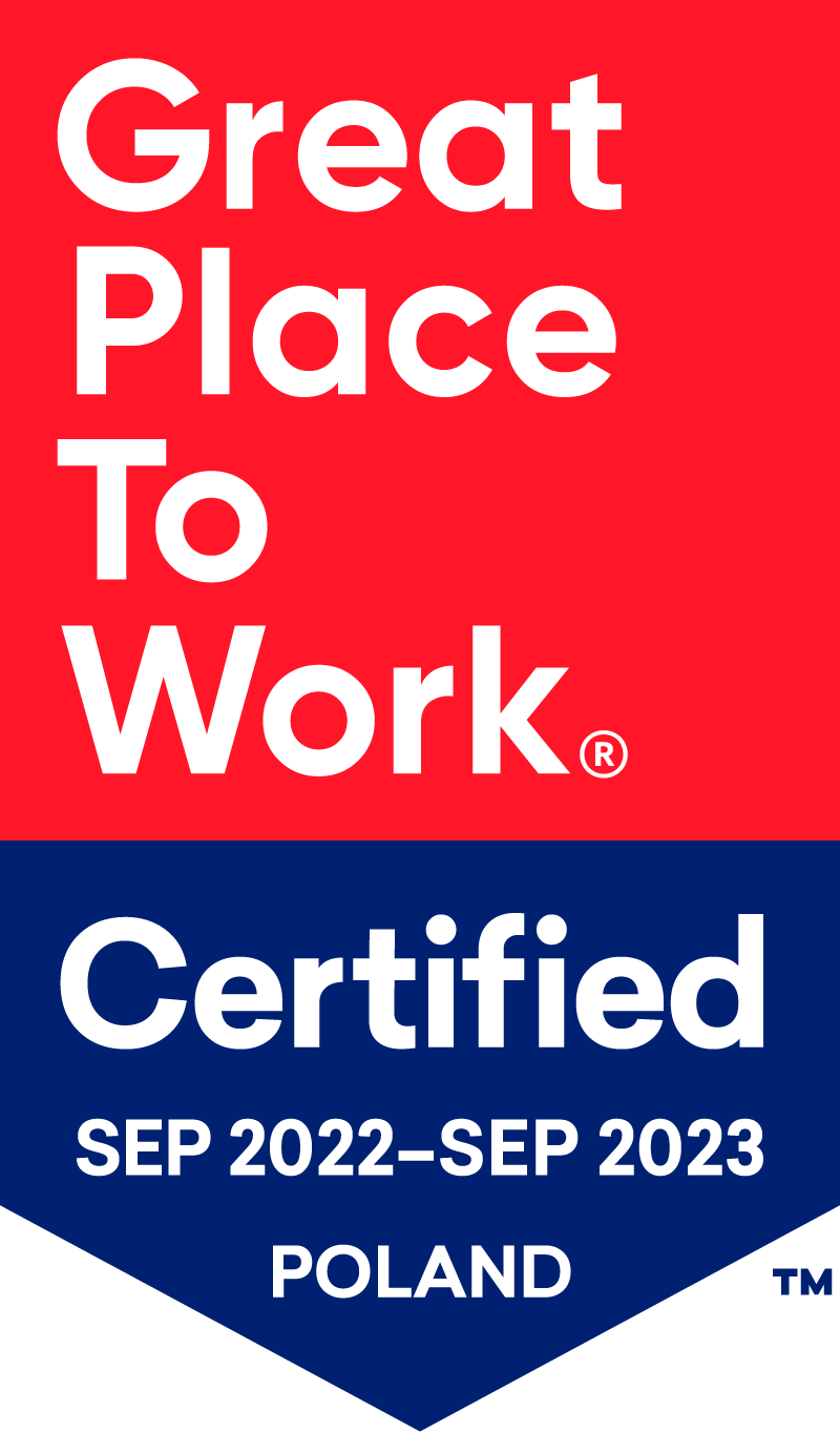 Great Place to Work Certified Poland Badge