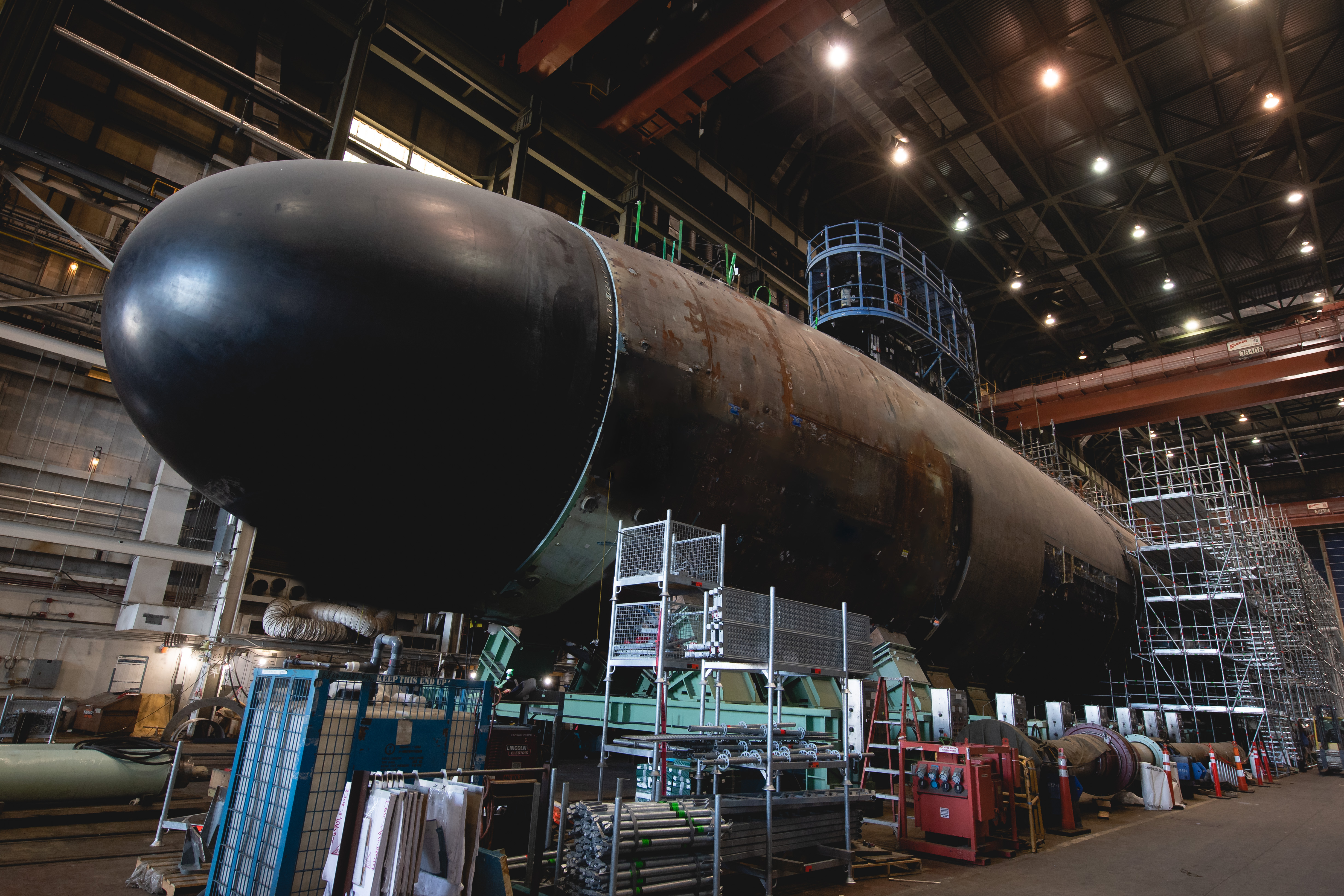 HII Marks Arkansas (SSN 800) Construction Milestone at Newport News Shipbuilding