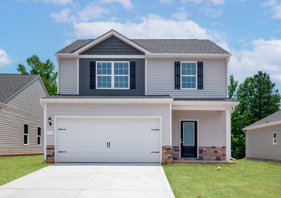 The Avery features a spacious layout with three bedrooms and two and a half bathrooms.