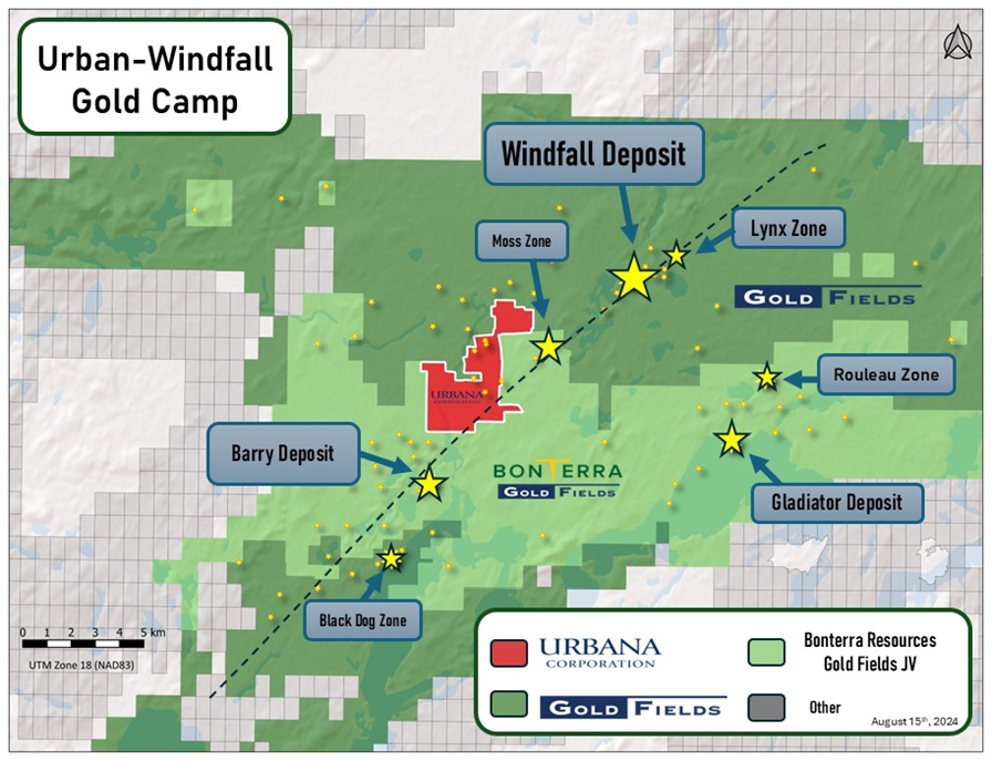 Urban-Windfall Gold Camp