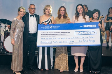 The MUHC Foundation’s Le Bal Rouge Gala raises $2,223,306 million to accelerate discovery in health care at the MUHC’s Glen site