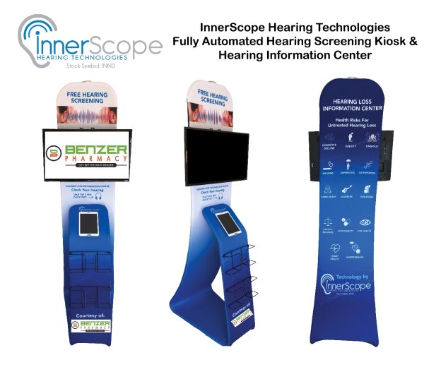 INND Hearing Screening Kiosk & Hearing Information Center BENZER Pharmazy Aug. 19