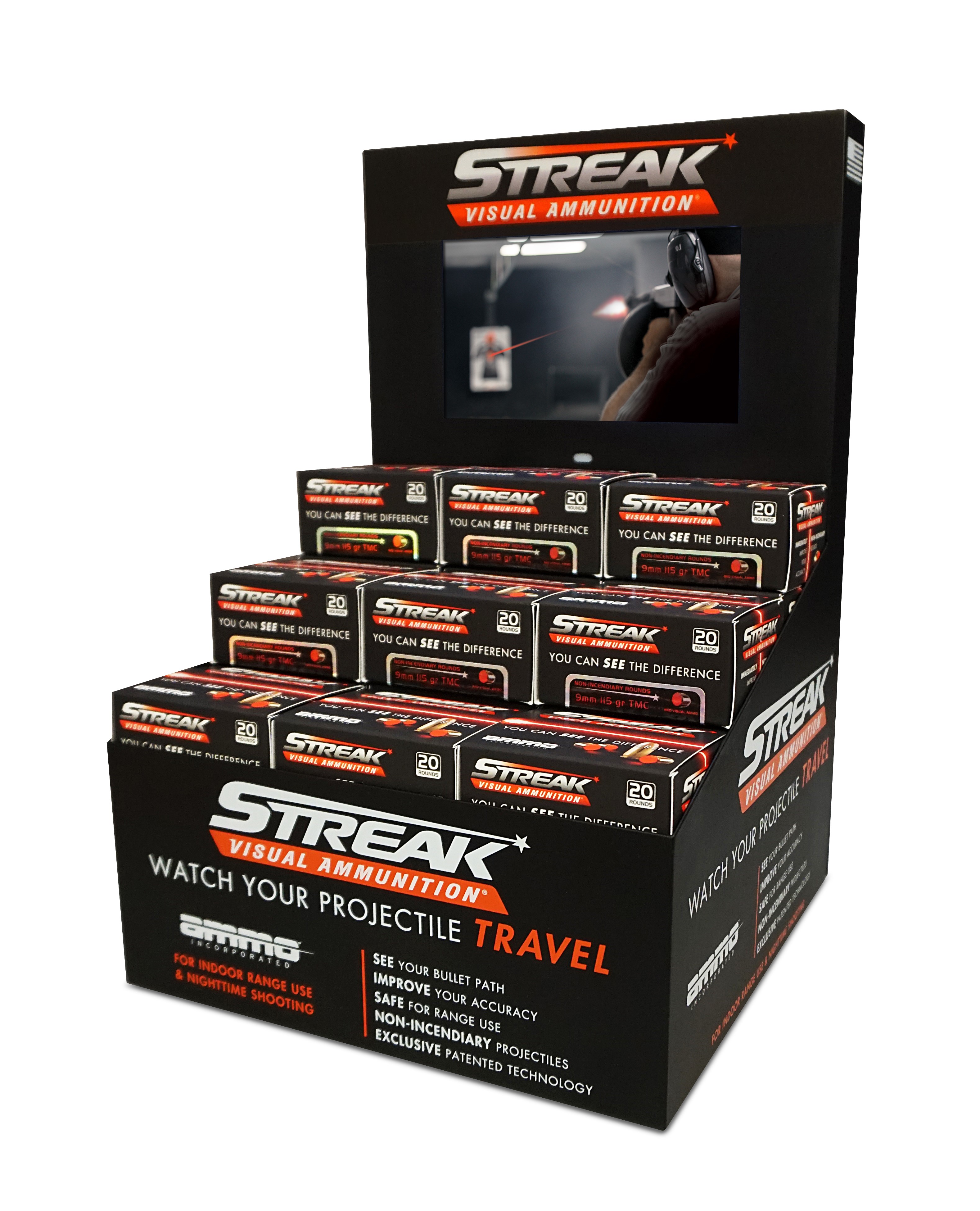 STREAK Visual Ammunition video display