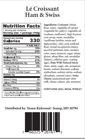 Packaging Label of Recalled Items