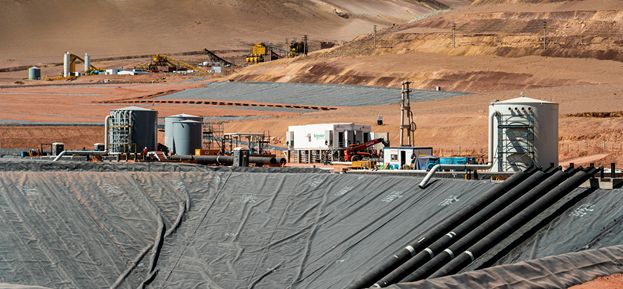 Solution ponds: Mechanical and piping installation work  