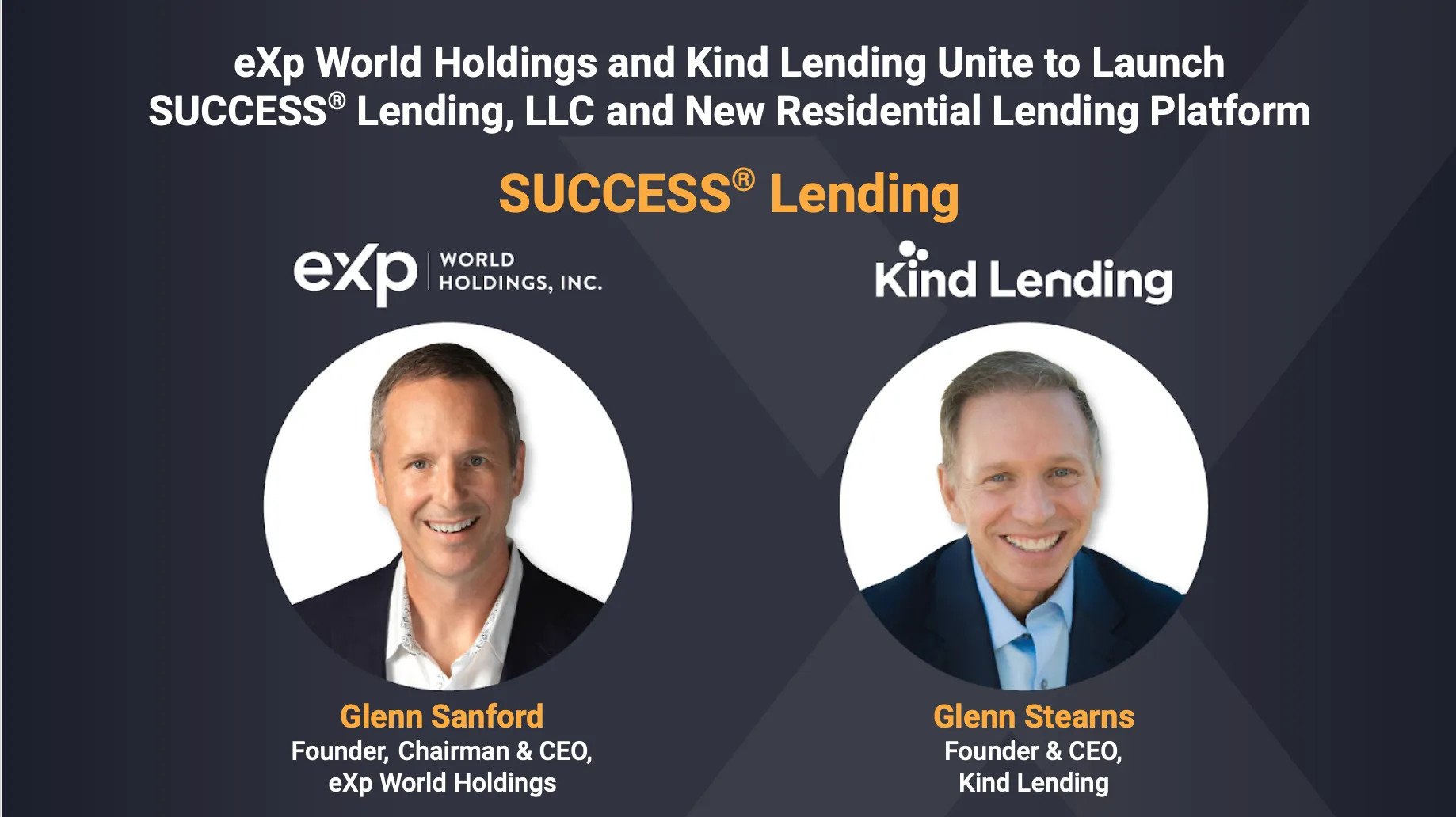 eXp World Holdings and Kind Lending Launch SUCCESS® Lending