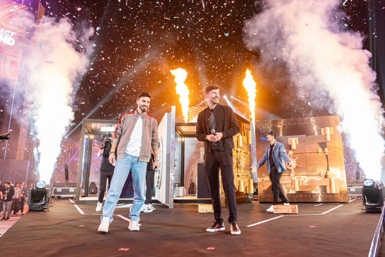 MrBeast with Osama Marwah