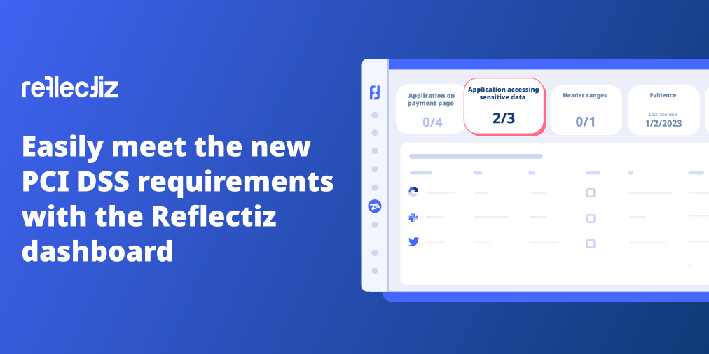 Reflectiz PCI DSS Dashboard