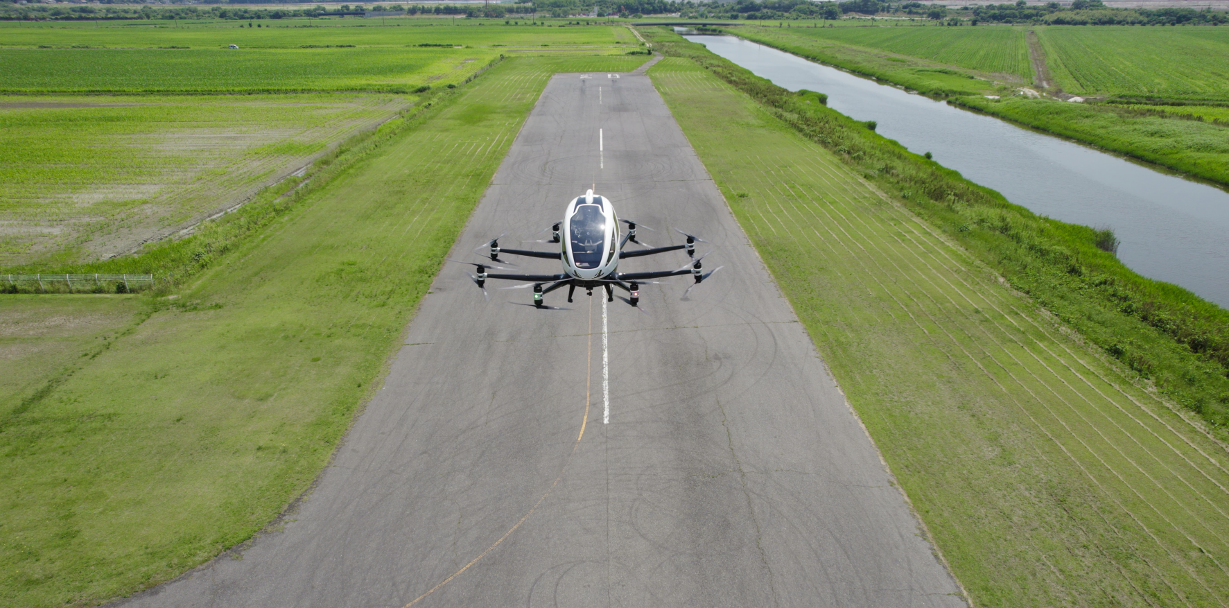 EHang 216 AAV Conducted Trial Flights in Japan