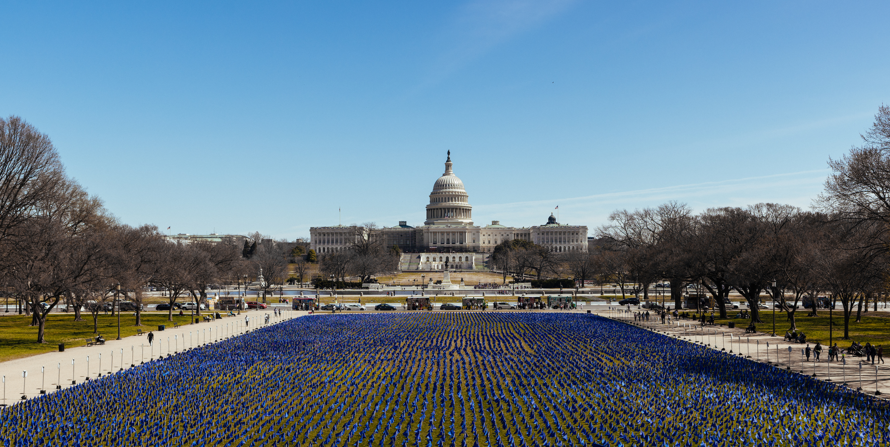 United in Blue Installation