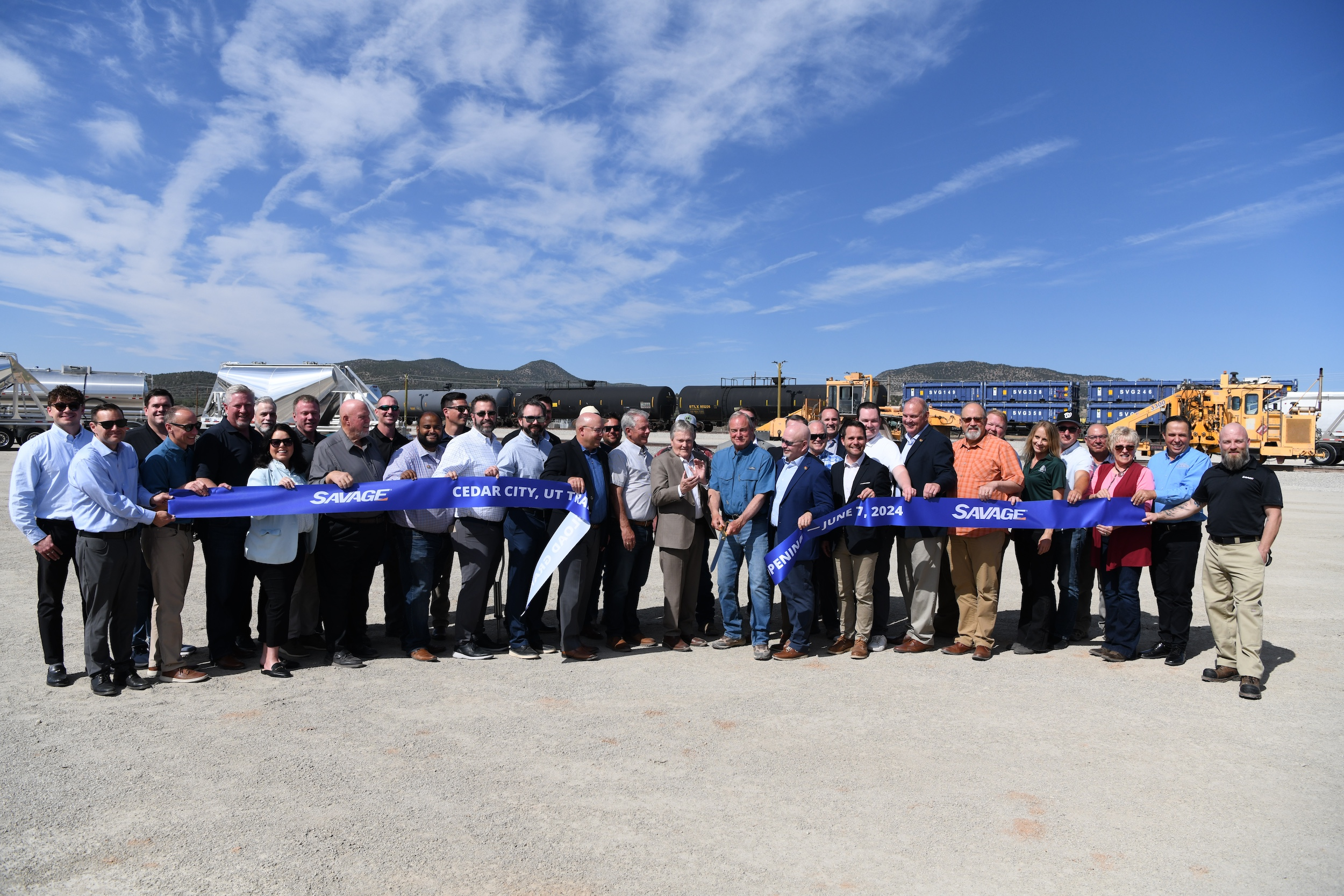 Ribbon cutting photo